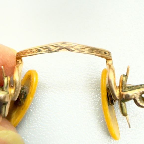 Vintage Gold Filled Wire Eyeglass Parts Case Shuron Durex 1/10 12K Replacement - Picture 6 of 16